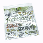 49 & Market - COUNTRYSIDE Rub-on Transfer Sheet 12 x 12in VAC-38749